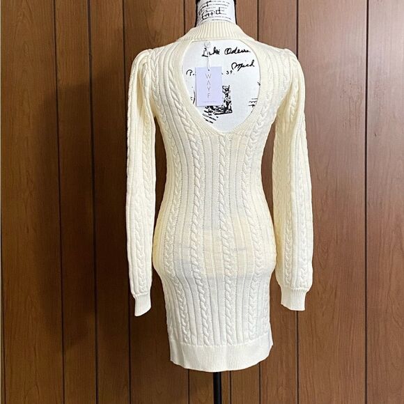 WAYF Cabled Sweater Dress size XS - Picture 6 of 11